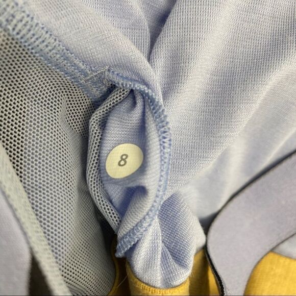 Lululemon Work It Out Tank Purple Black Size 8 - Picture 3 of 5